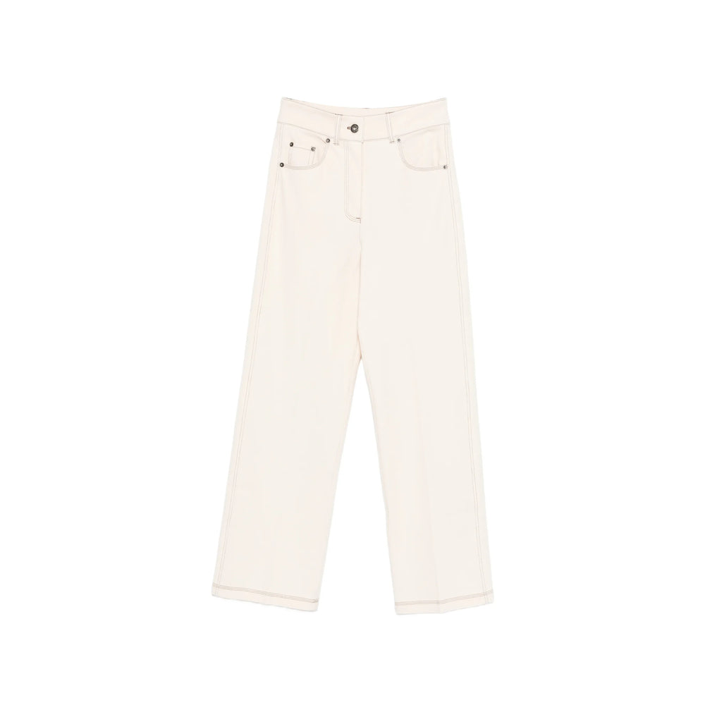 Max Mara Neutrals Trousers - Straight Trousers Women MAX MARA