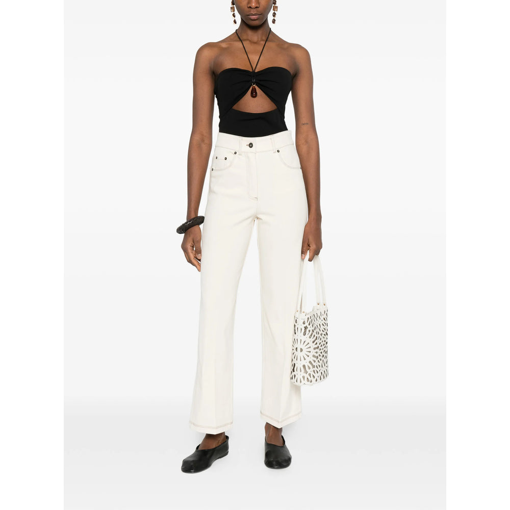 Max Mara Neutrals Trousers - Straight Trousers Women MAX MARA