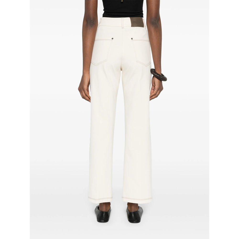 Max Mara Neutrals Trousers - Straight Trousers Women MAX MARA