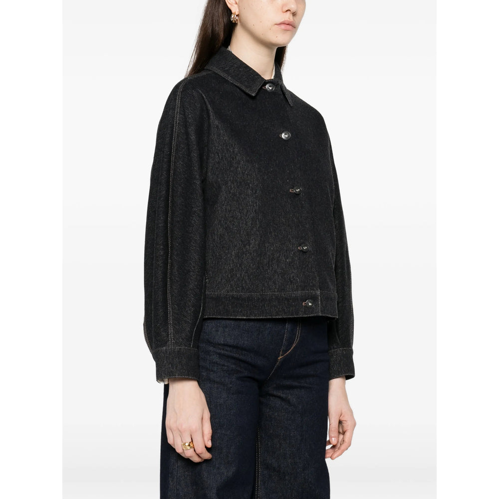 Max Mara Blue Jackets - Denim Jackets Women MAX MARA