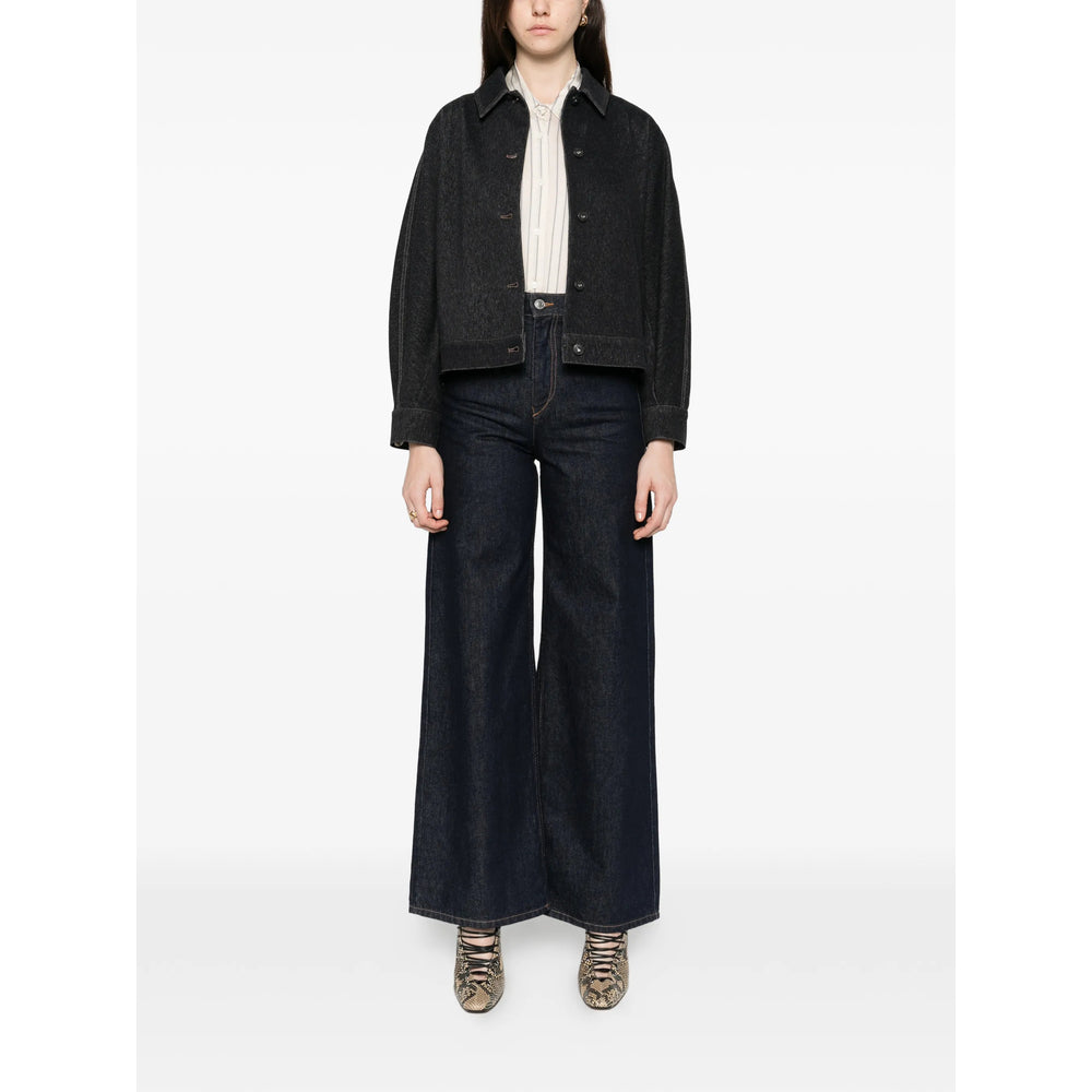 Max Mara Blue Jackets - Denim Jackets Women MAX MARA