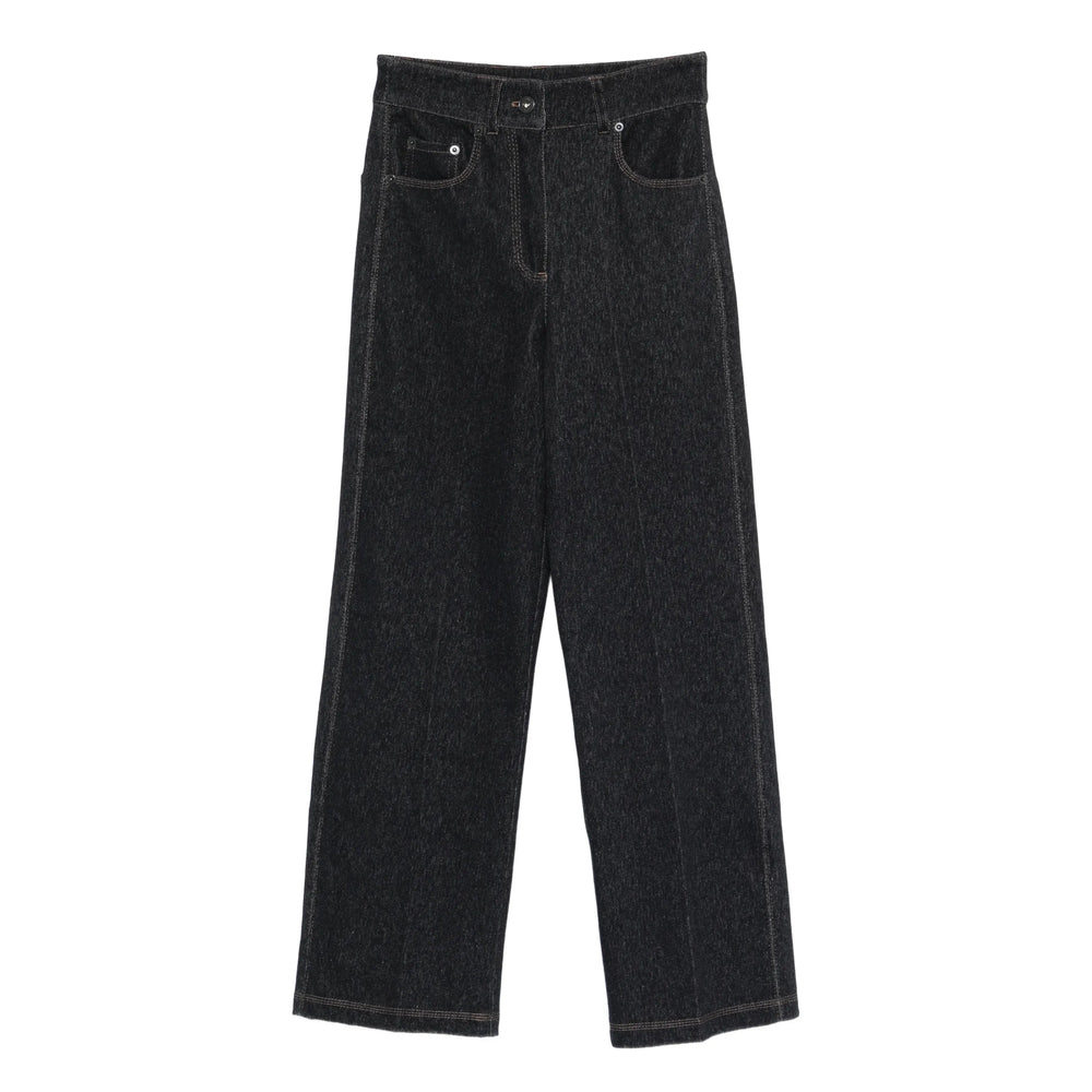 Max Mara Blue Trousers - High-Waisted Trousers Women MAX MARA