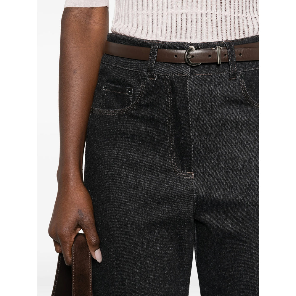 Max Mara Blue Trousers - High-Waisted Trousers Women MAX MARA