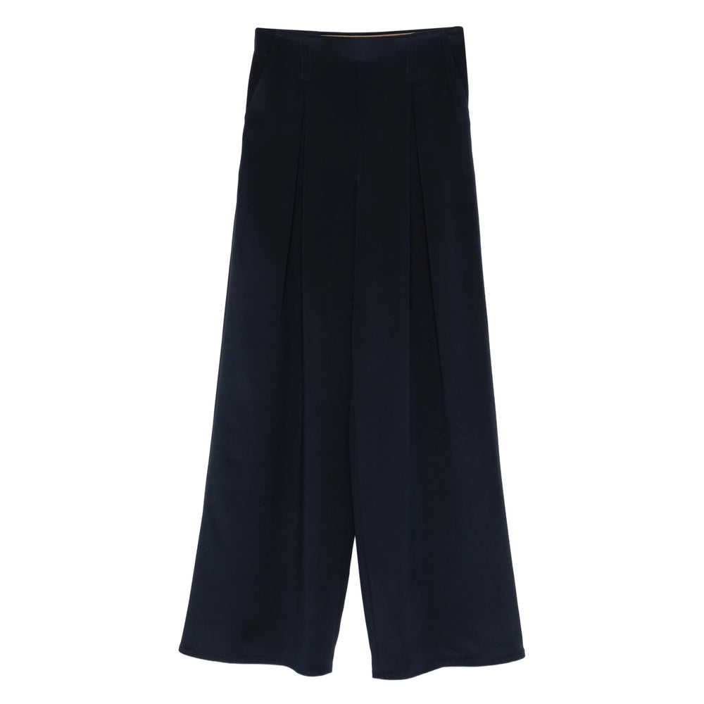 Max Mara Blue Trousers - Palazzo Pants Women MAX MARA