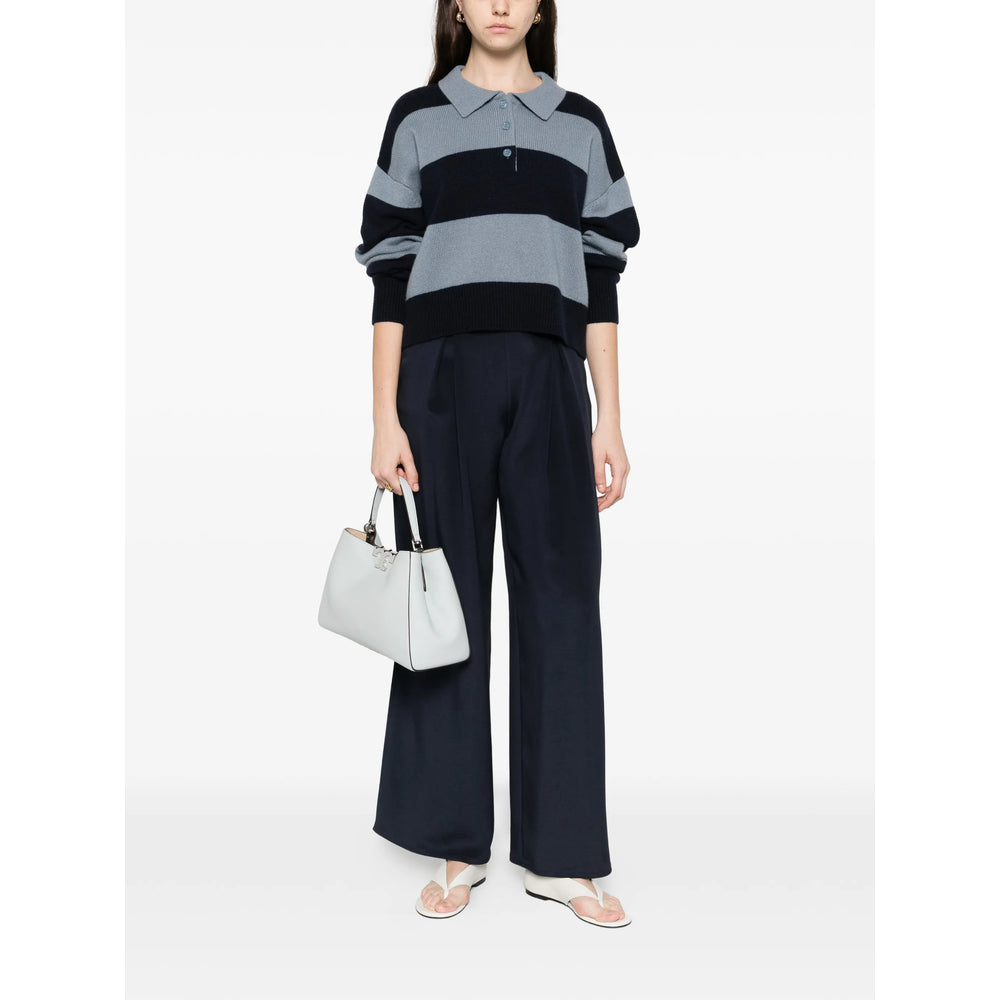 Max Mara Blue Trousers - Palazzo Pants Women MAX MARA