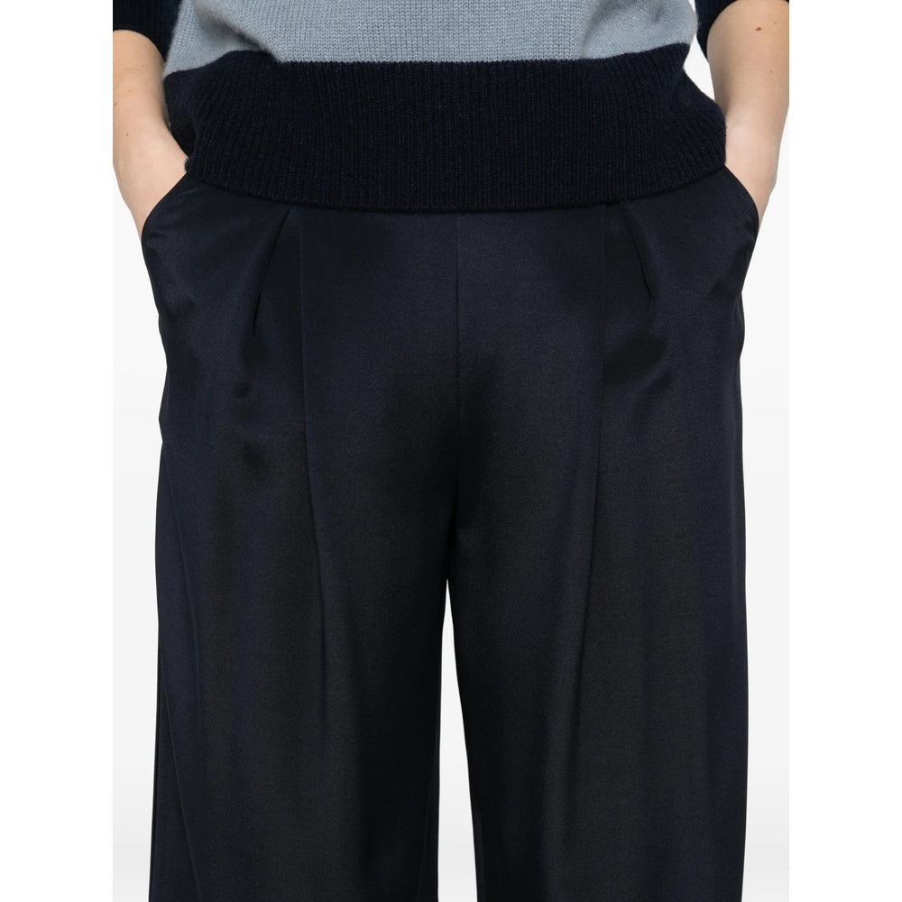 Max Mara Blue Trousers - Palazzo Pants Women MAX MARA