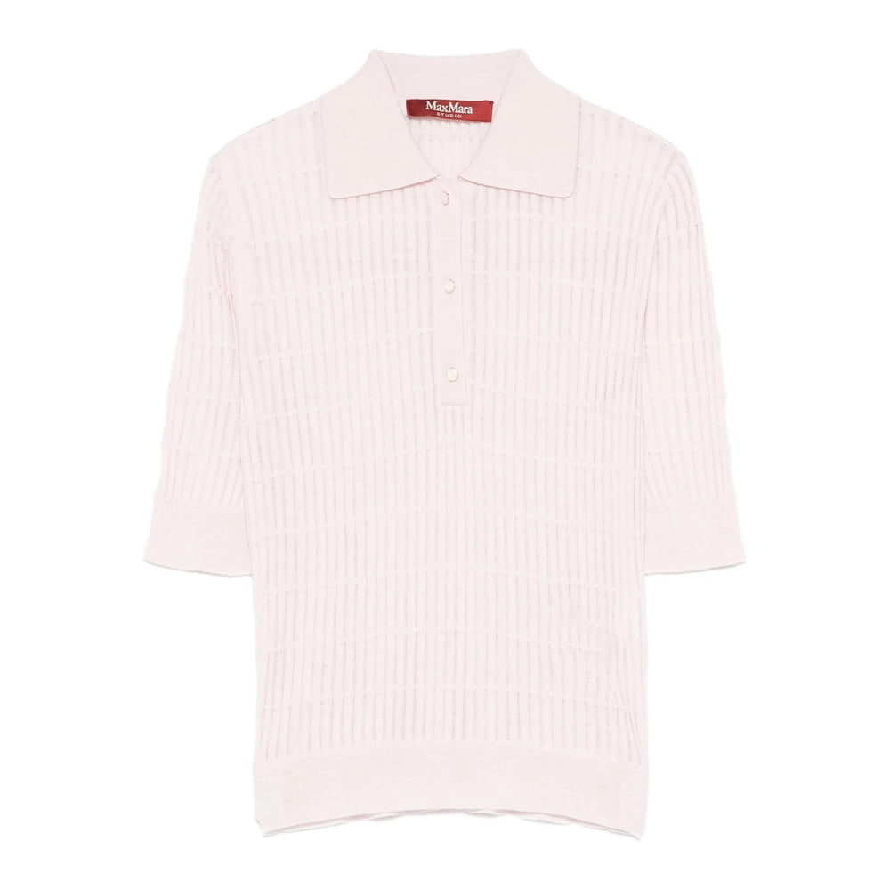 Max Mara Studio Pink Tops - Polo Tops Women MAX MARA STUDIO