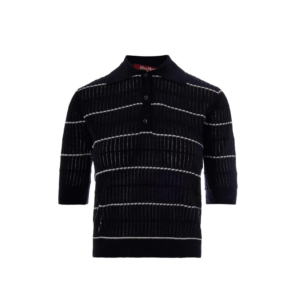 Max Mara Studio Black Tops - Polo Tops Women Women MAX MARA STUDIO