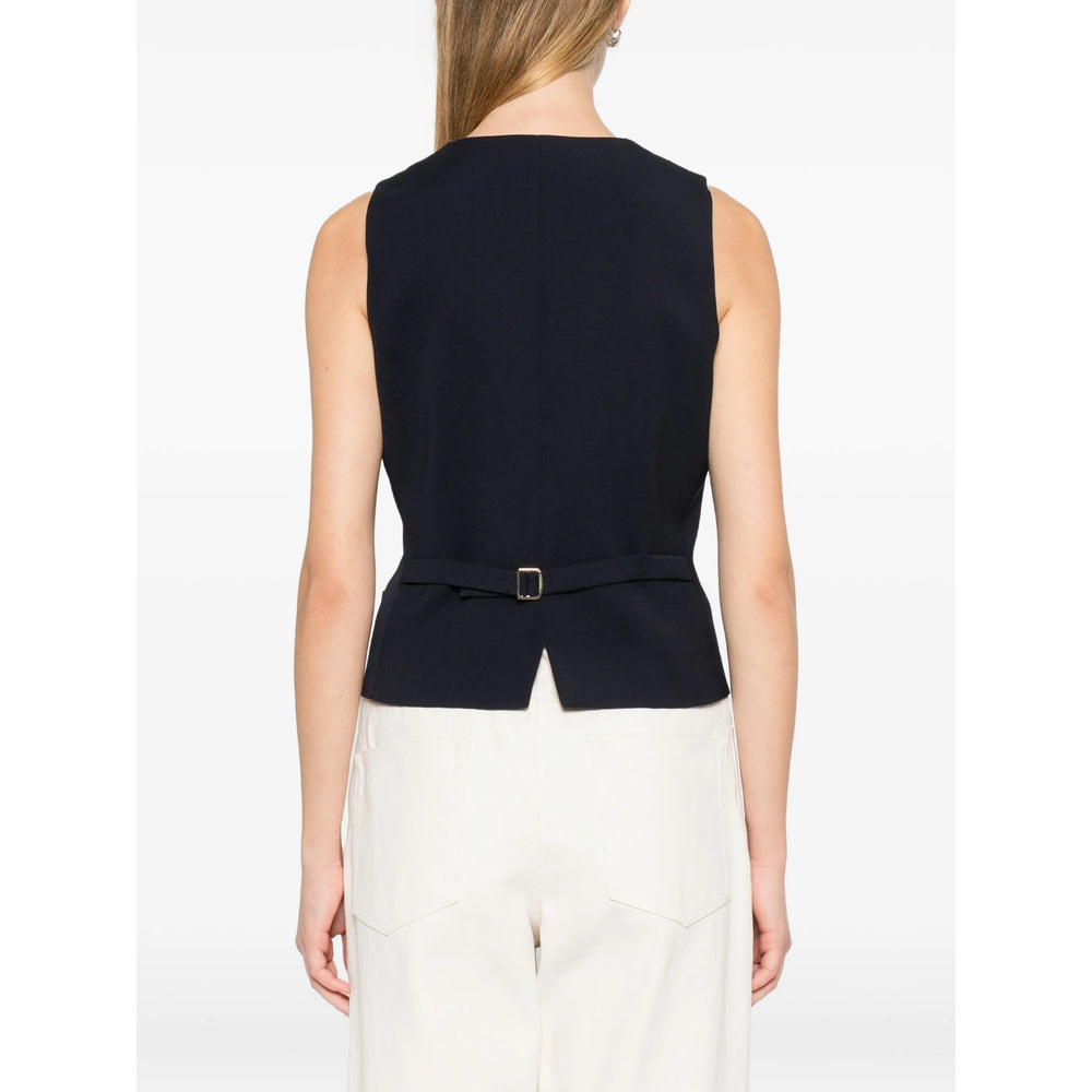 Max Mara Studio Blue Jackets - Waistcoat & Gilets Women MAX MARA STUDIO