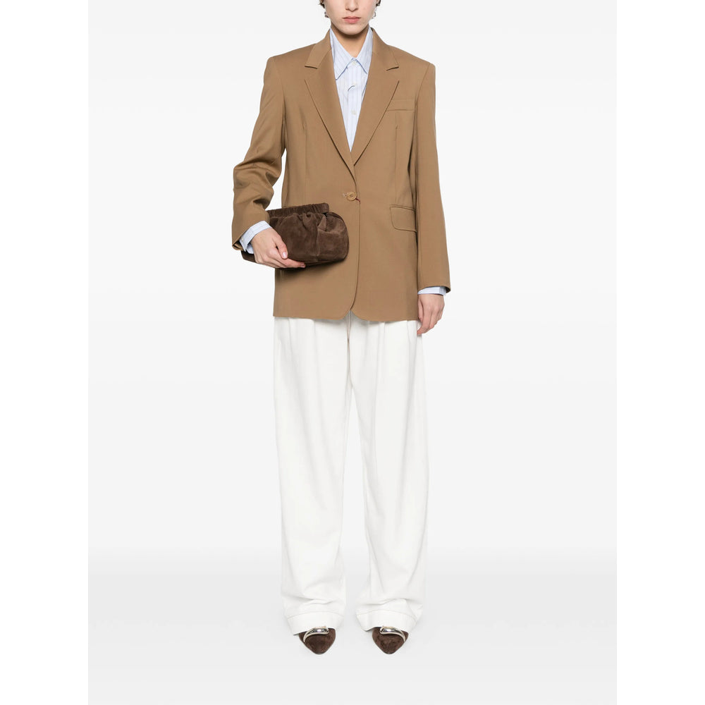 Max Mara Studio Brown Jackets - Blazers Women MAX MARA STUDIO