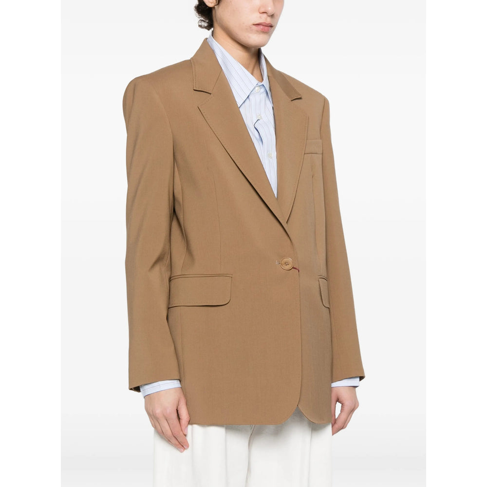 Max Mara Studio Brown Jackets - Blazers Women MAX MARA STUDIO
