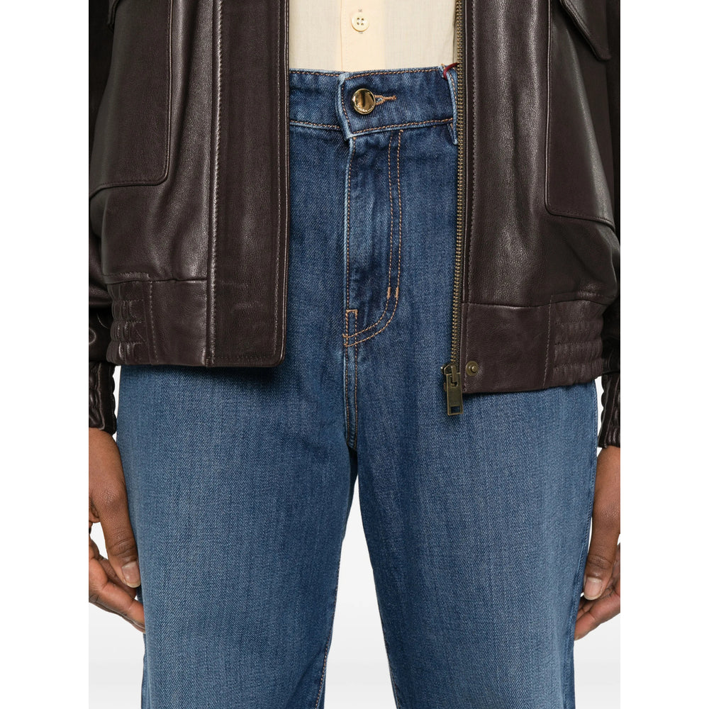 Max Mara Studio Blue Denim - Straight-Leg Jeans Women MAX MARA STUDIO