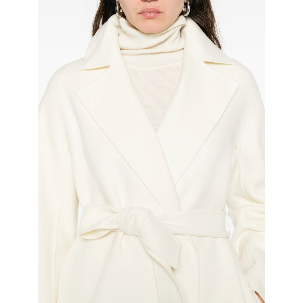 Max Mara Studio Neutrals Coats - Single Breasted Coats Women MAX MARA STUDIO