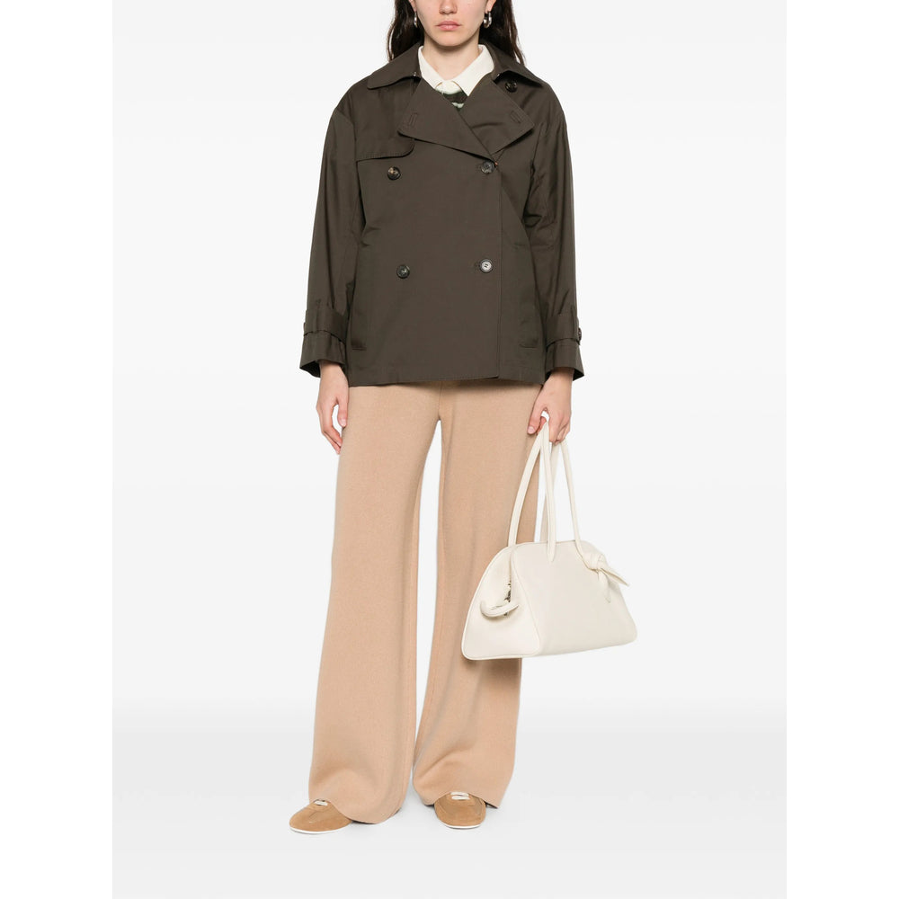 Max Mara The Cube Green Coats - Double Breasted & Peacoats Women