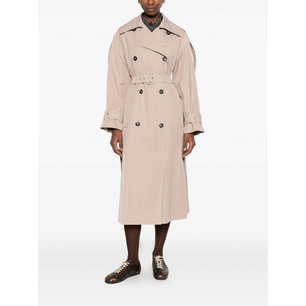Sportmax Neutrals Coats - Trench & Raincoats Women SPORTMAX