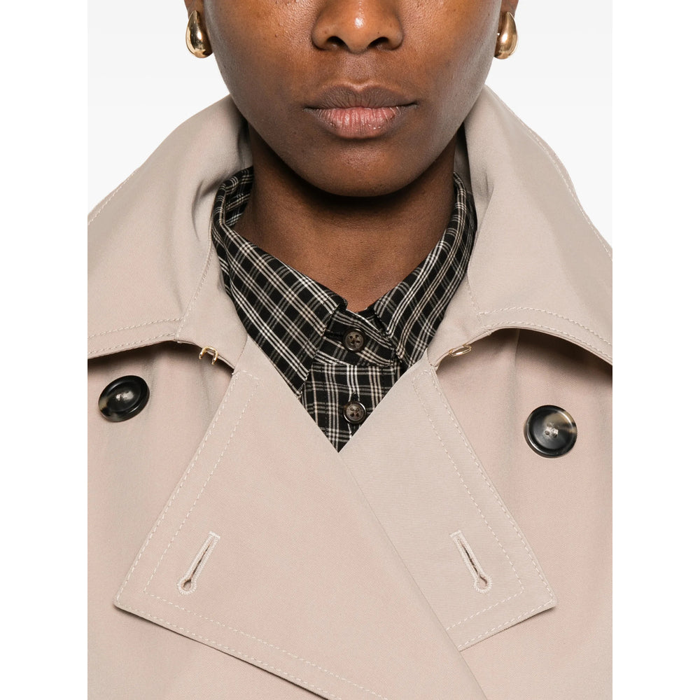 Sportmax Neutrals Coats - Trench & Raincoats Women SPORTMAX