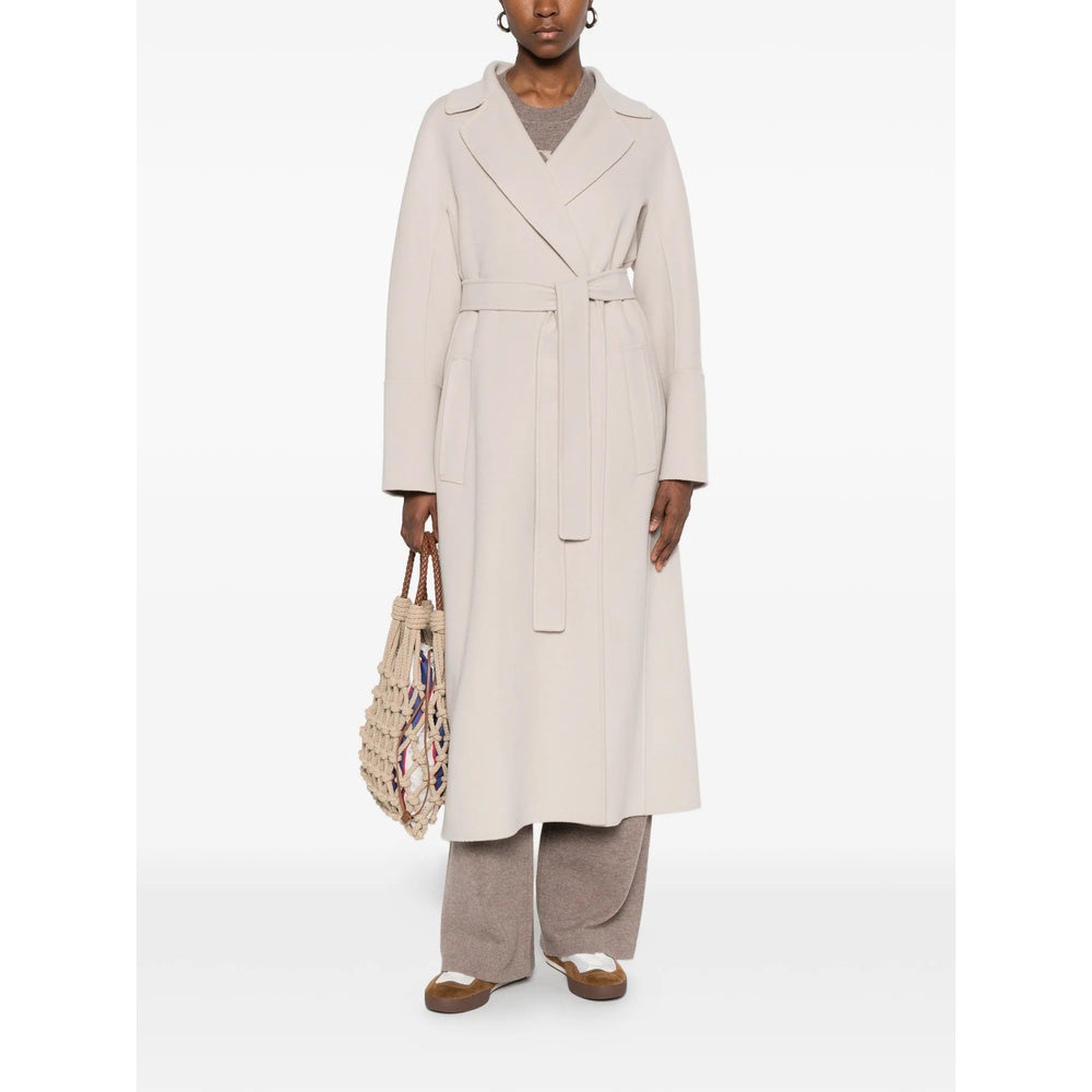 'S Max Mara Neutrals Coats - Single Breasted Coats Women S MAX MARA
