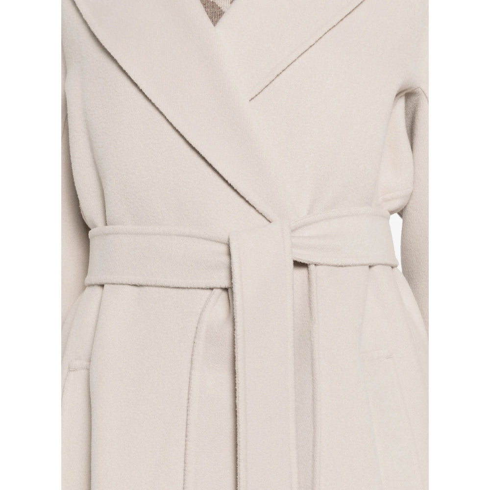 'S Max Mara Neutrals Coats - Single Breasted Coats Women S MAX MARA