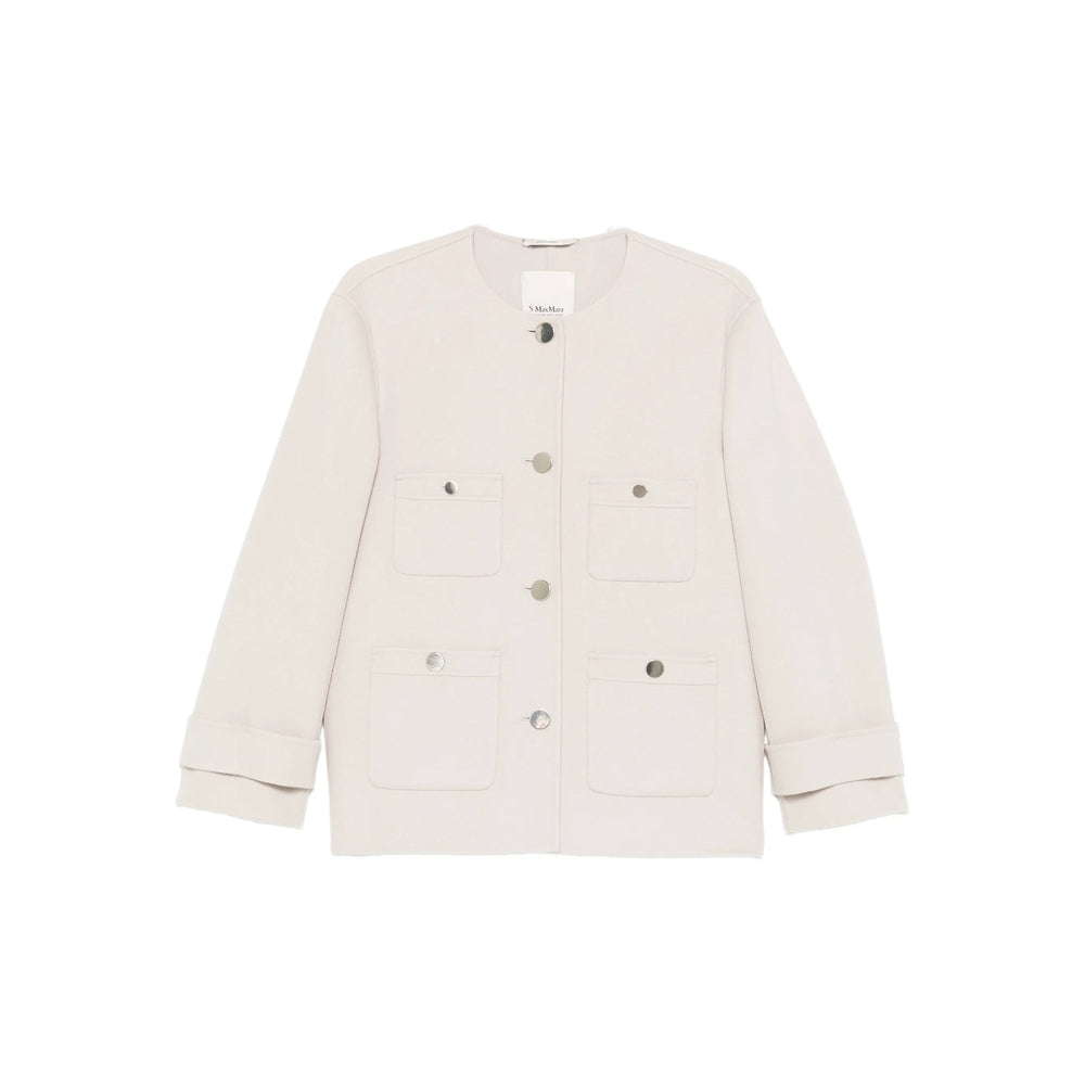 'S Max Mara Neutrals Jackets - Fitted Jackets Women S MAX MARA
