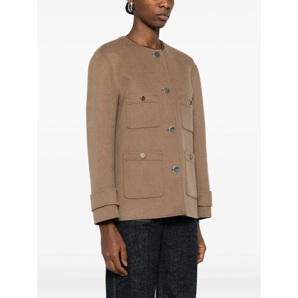 'S Max Mara Brown Jackets - Fitted Jackets Women S MAX MARA
