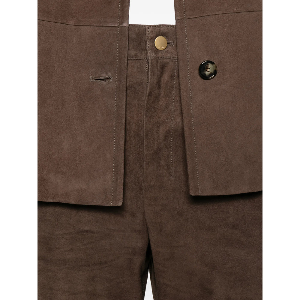 'S Max Mara Brown Trousers - High-Waisted Trousers Women S MAX MARA