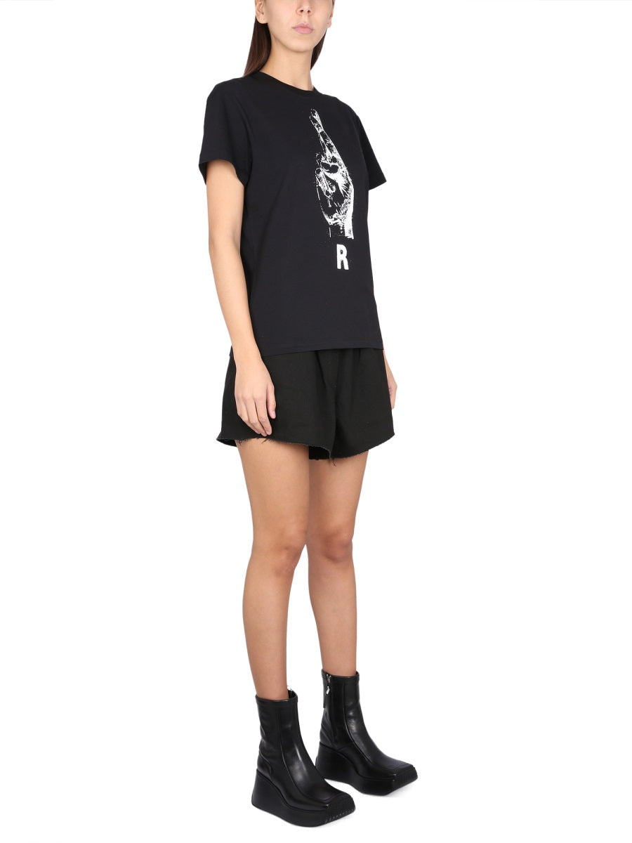 Raf Simons Women Denim Bermuda Shorts RAF SIMONS