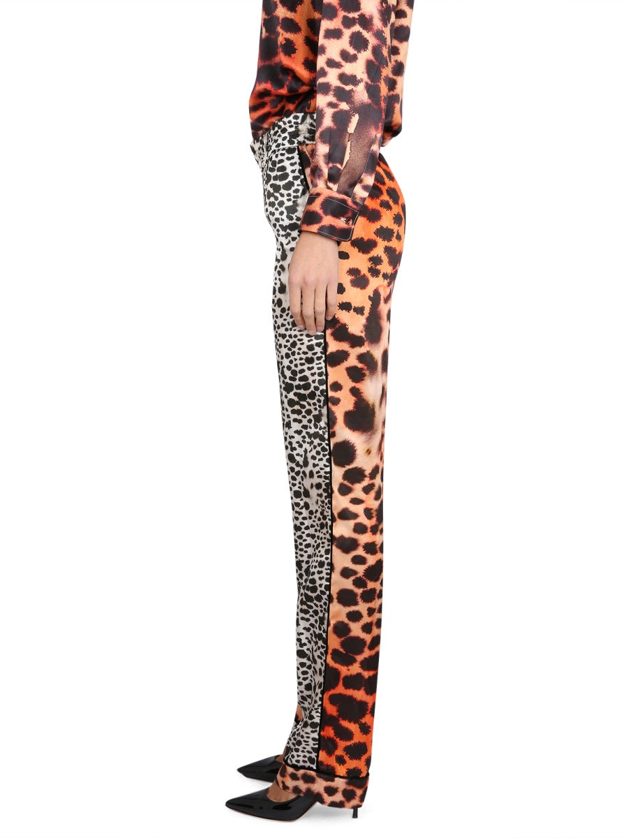 Roberto Cavalli Women Moray Eel Print Pants ROBERTO CAVALLI