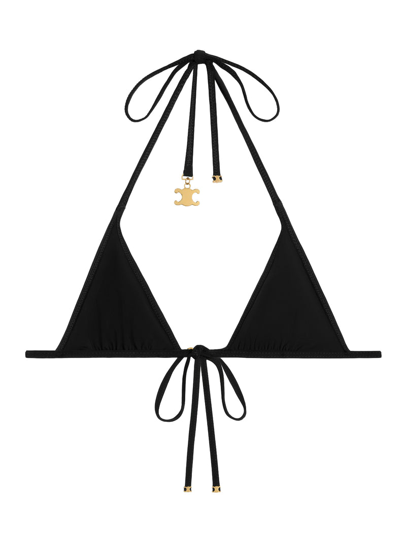 Celine Women Triomphe Triangle Top In Matt Jersey CELINE