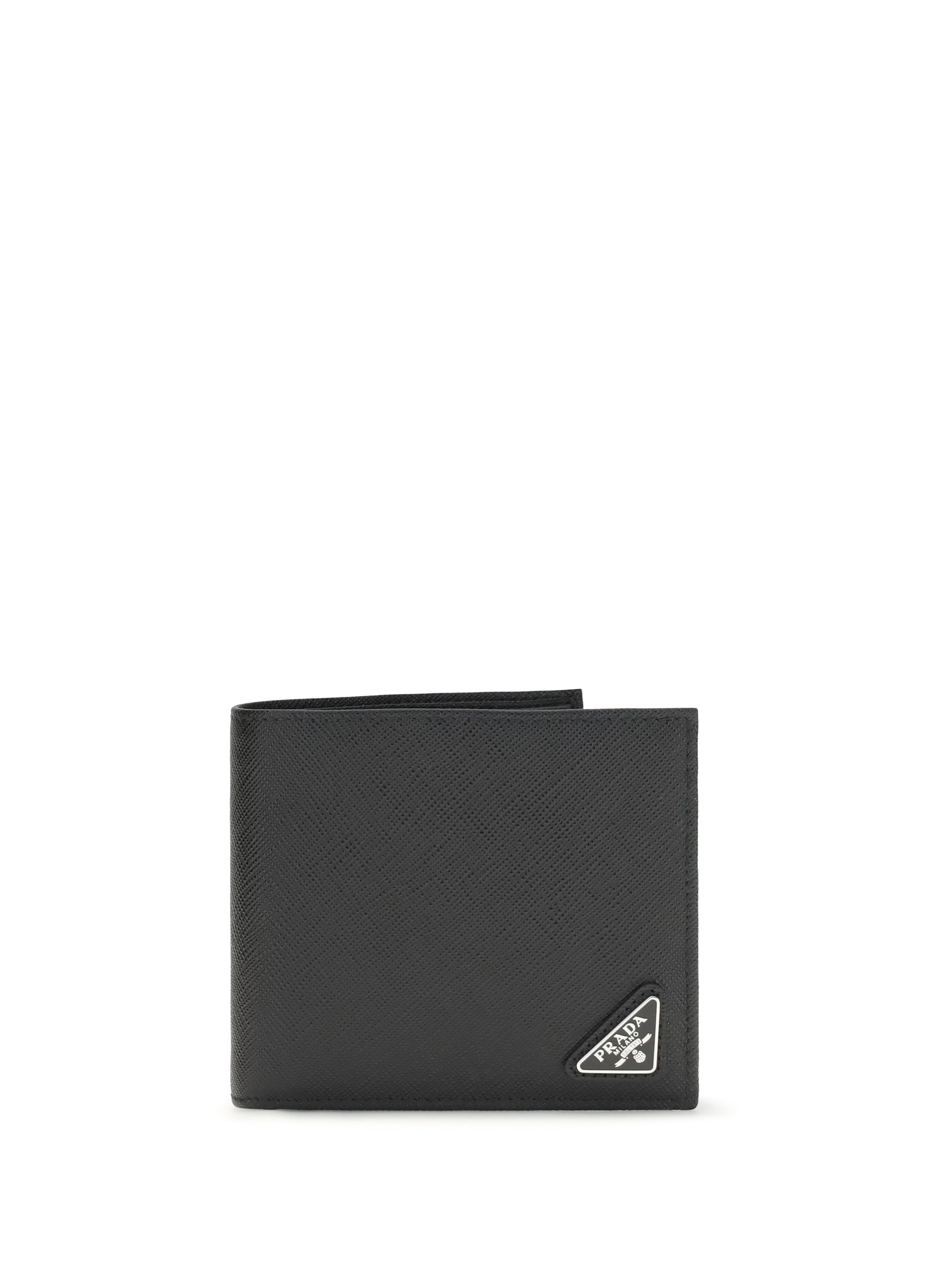 Prada Men Bifold Wallet In Saffiano Leather PRADA