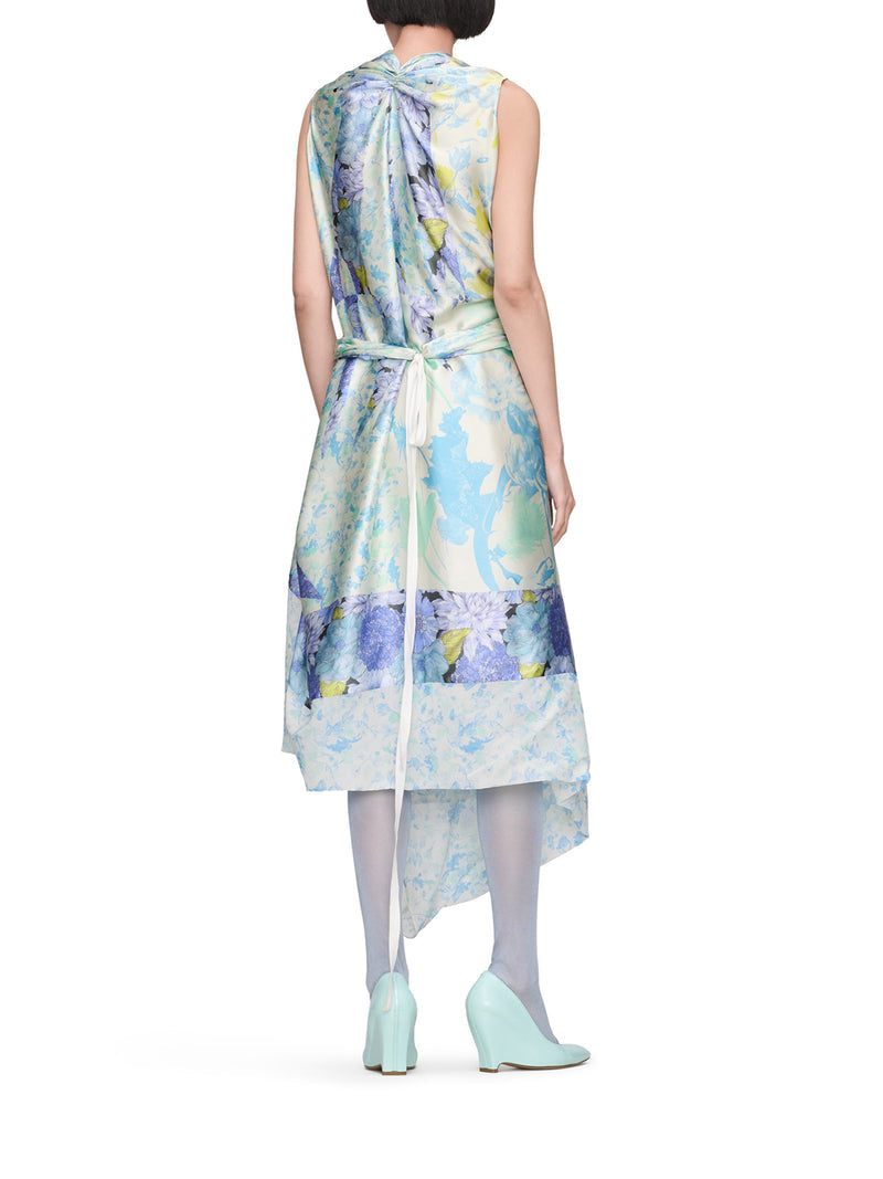 Maison Margiela Women Floral Silk Wrap Dress MAISON MARGIELA
