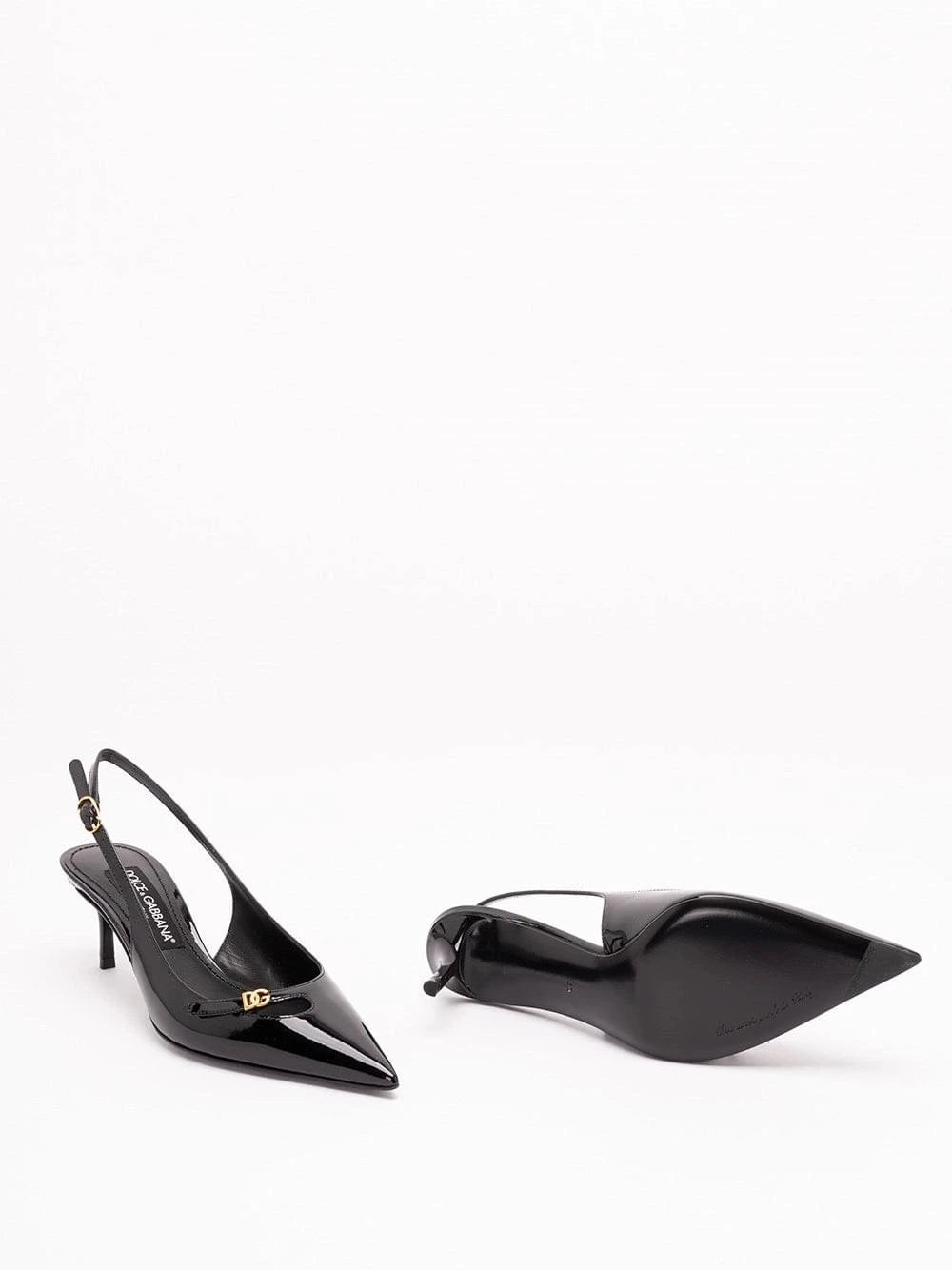 Dolce & Gabbana Women Patent Leather Slingback DOLCE & GABBANA