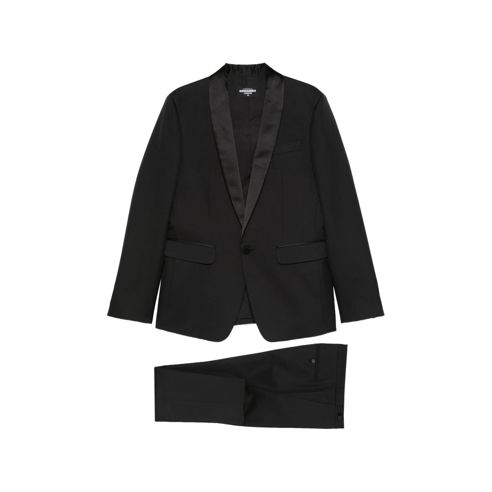 Dsquared2 Black Suits - Single Breasted Suits Men DSQUARED2