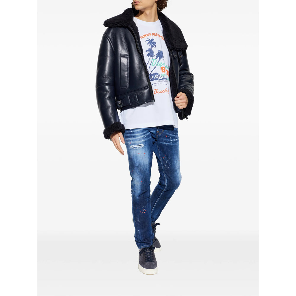 Dsquared2 White T-Shirts & Vests - T-Shirts Men DSQUARED2
