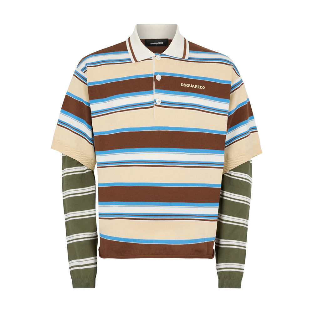 Dsquared2 Neutrals Polo Shirts Men DSQUARED2
