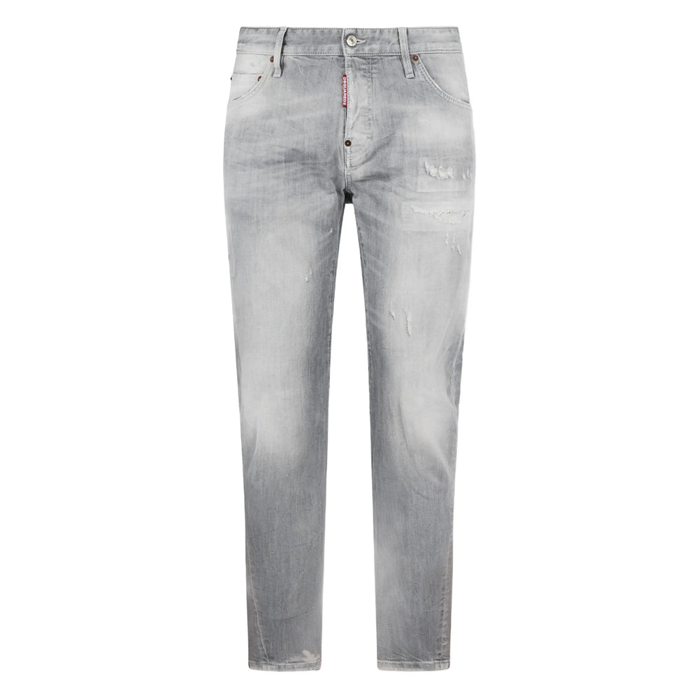 Dsquared2 Grey Denim - Regular & Straight-Leg Jeans Men DSQUARED2