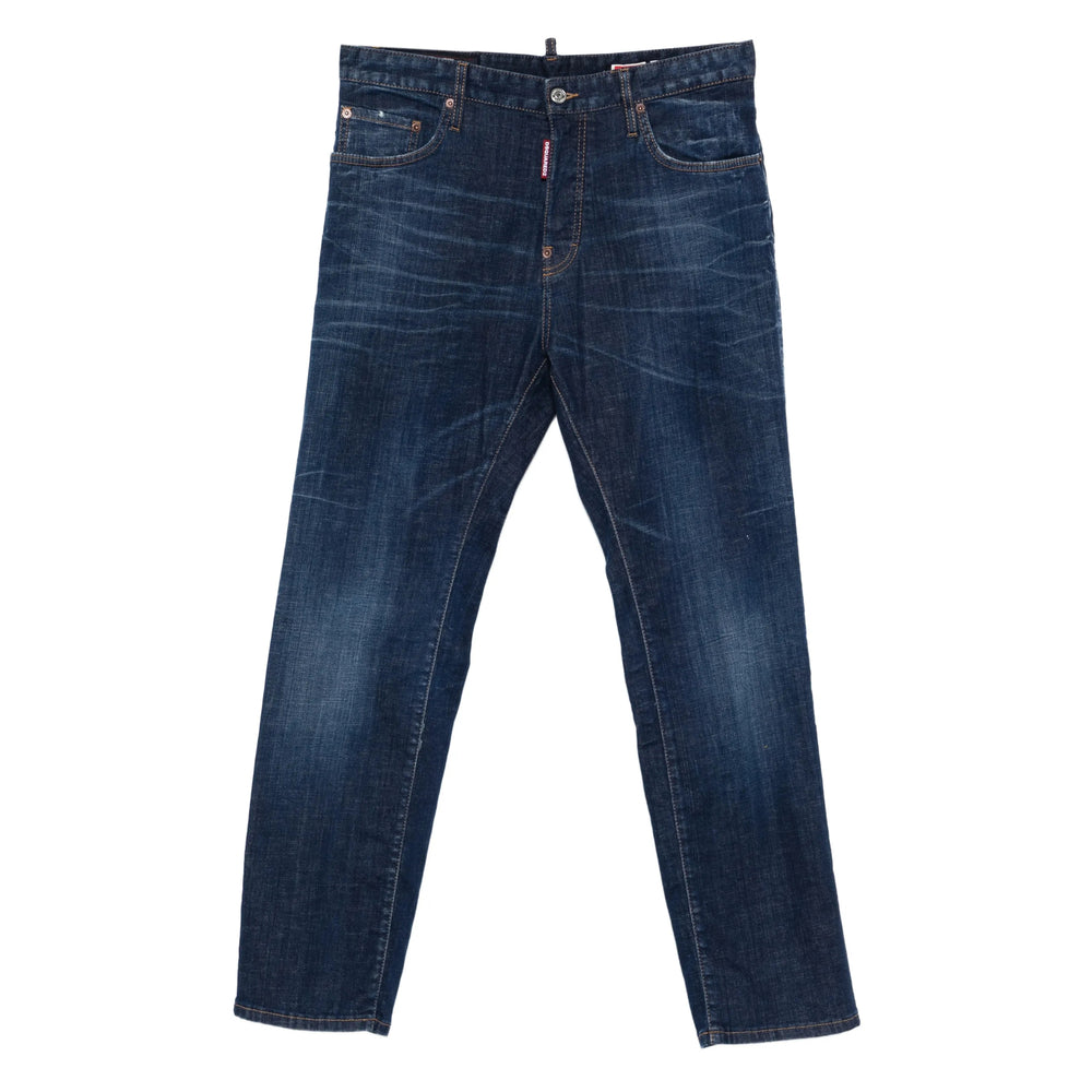 Dsquared2 Blue Denim - Regular & Straight-Leg Jeans Men DSQUARED2