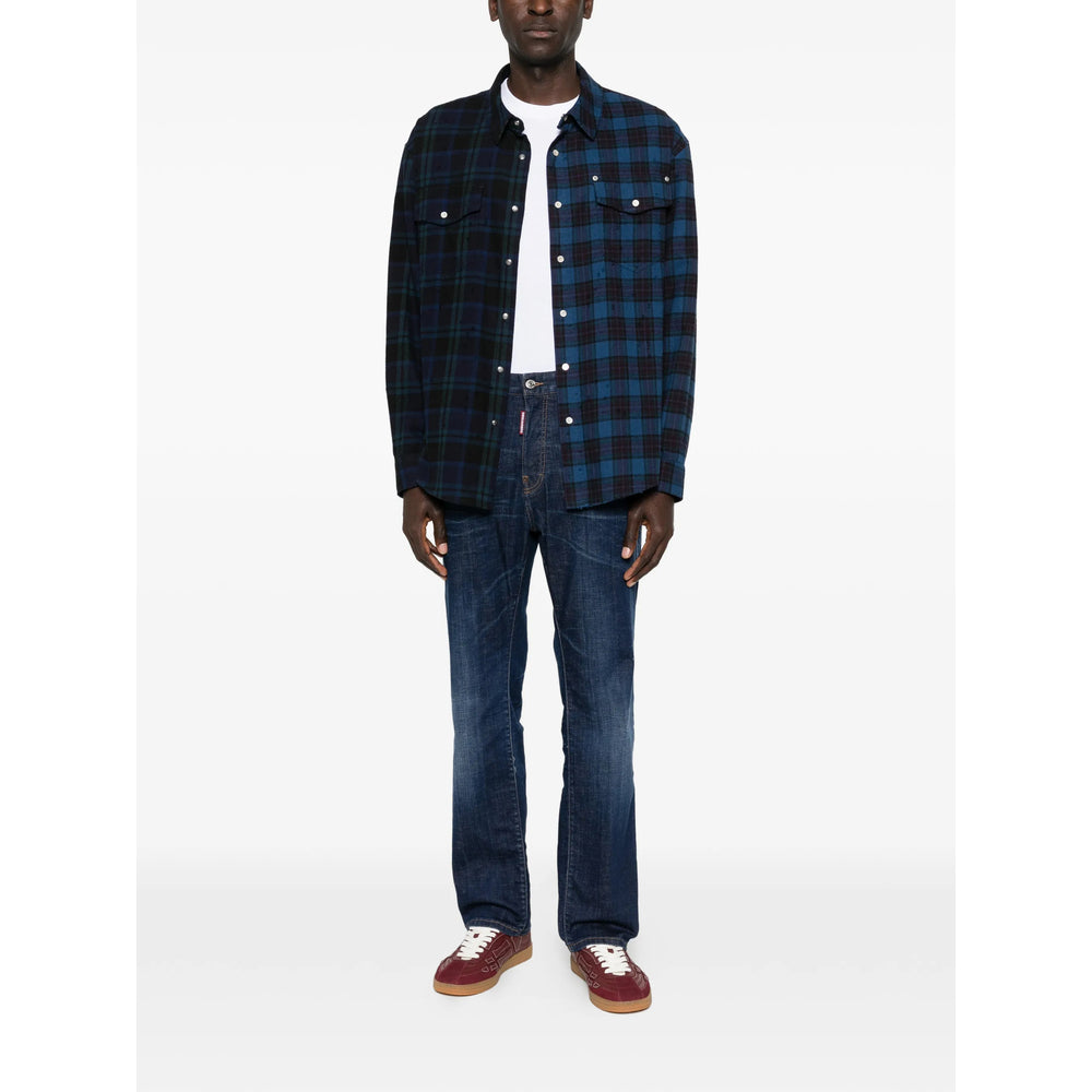 Dsquared2 Blue Denim - Regular & Straight-Leg Jeans Men DSQUARED2