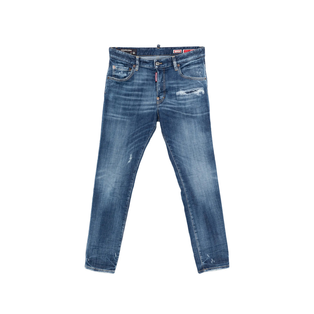 Dsquared2 Blue Denim - Regular & Straight-Leg Jeans Men DSQUARED2
