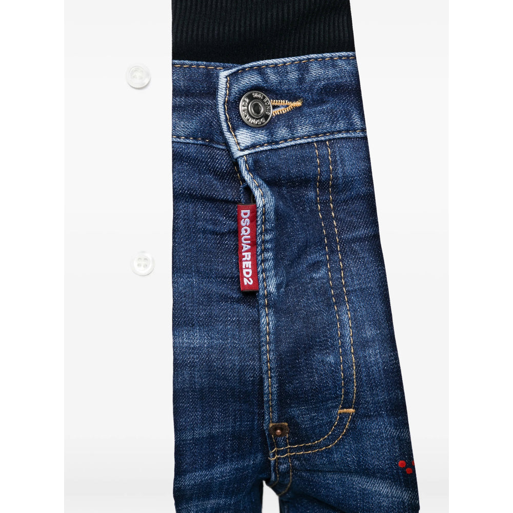 Dsquared2 Blue Denim - Tapered Jeans Men DSQUARED2