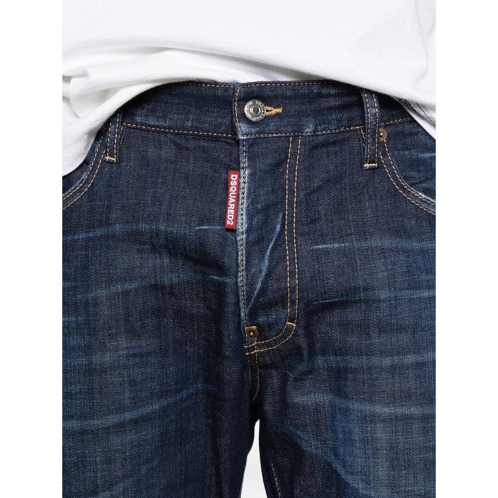 Dsquared2 Blue Denim - Slim-Fit Jeans Men DSQUARED2