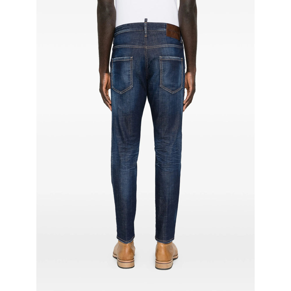 Dsquared2 Blue Denim - Slim-Fit Jeans Men DSQUARED2