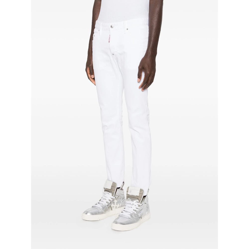 Dsquared2 White Denim - Skinny Jeans Men DSQUARED2
