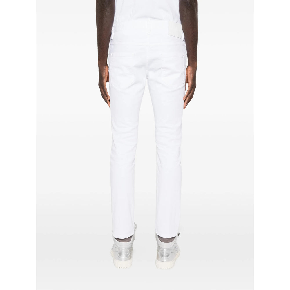 Dsquared2 White Denim - Skinny Jeans Men DSQUARED2