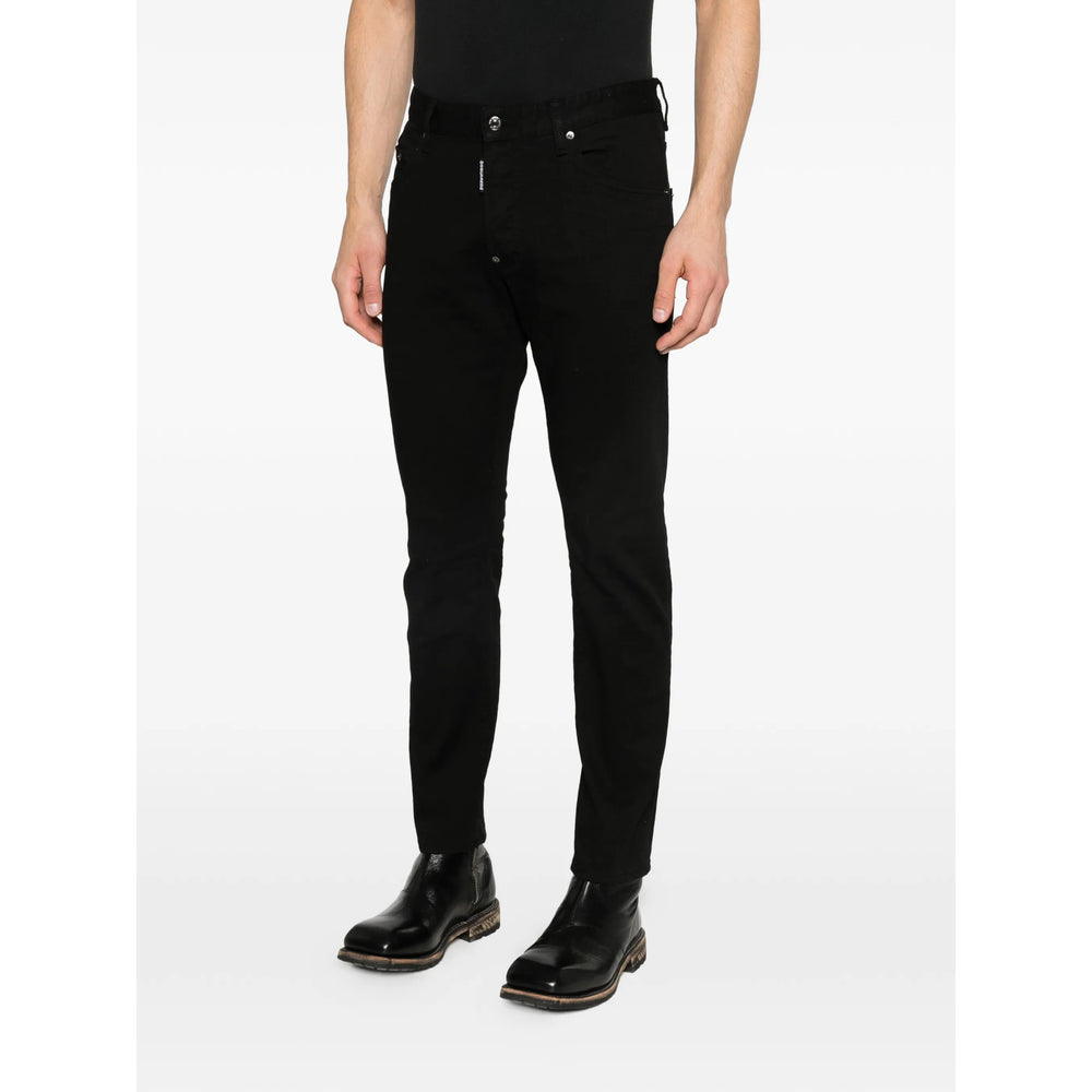Dsquared2 Black Denim - Slim-Fit Jeans Men DSQUARED2