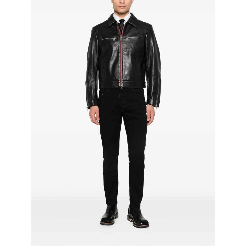 Dsquared2 Black Denim - Slim-Fit Jeans Men DSQUARED2