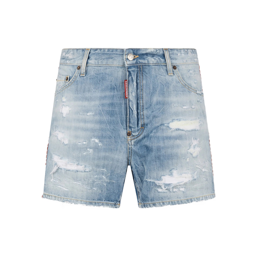 Dsquared2 Blue Shorts - Denim Shorts Men DSQUARED2