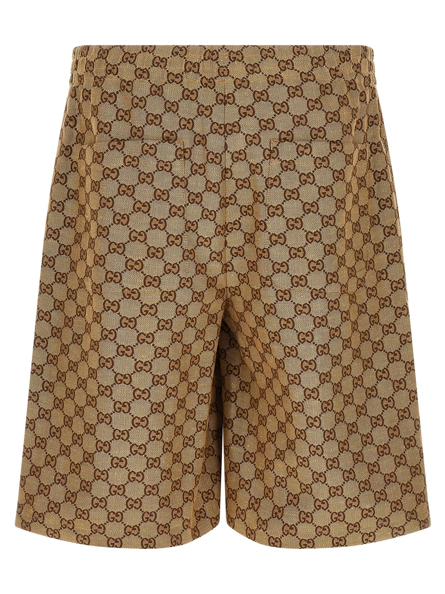 Gucci Men 'Gg Supreme' Bermuda Shorts - 'Gucci Lido' Line GUCCI