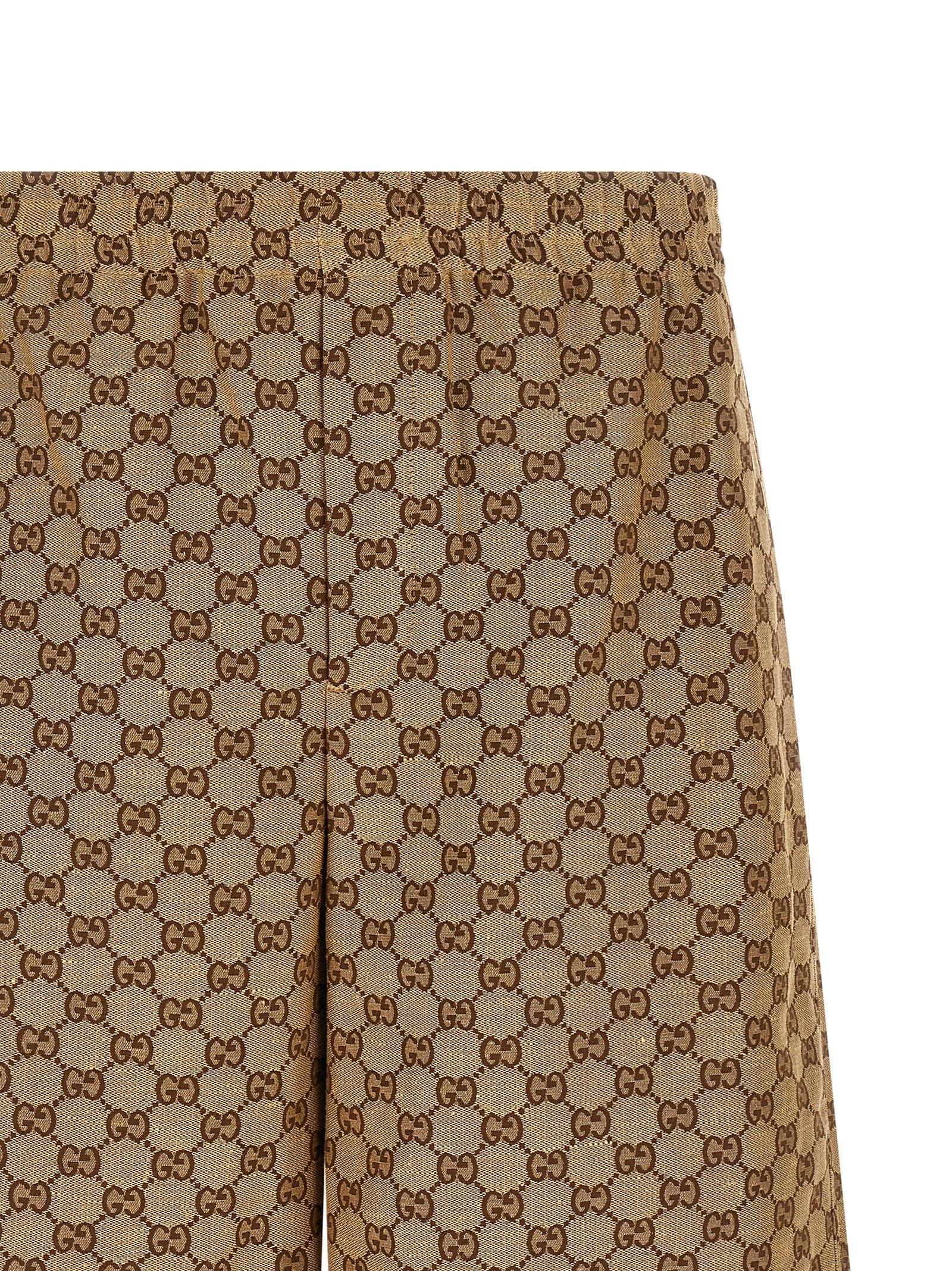 Gucci Men 'Gg Supreme' Bermuda Shorts - 'Gucci Lido' Line GUCCI