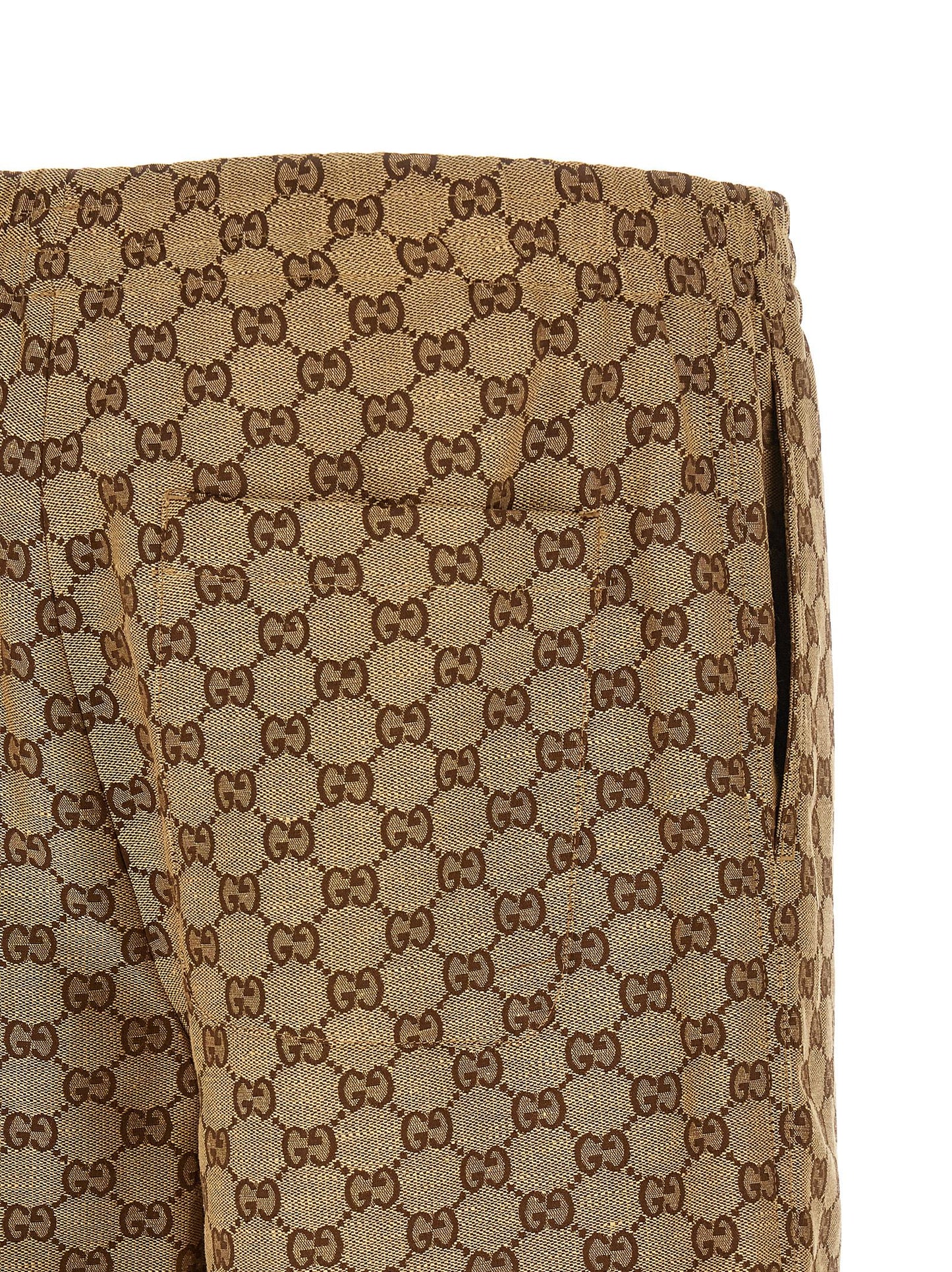 Gucci Men 'Gg Supreme' Bermuda Shorts - 'Gucci Lido' Line GUCCI