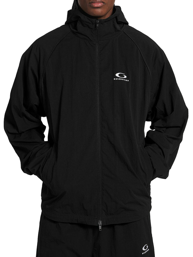 Balenciaga Men Technical Fabric Zip-Up Jacket BALENCIAGA